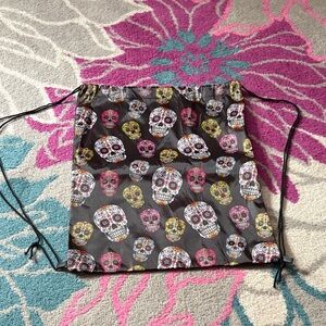 Sugar Skulls Day of the Dead Drawstring Backpack